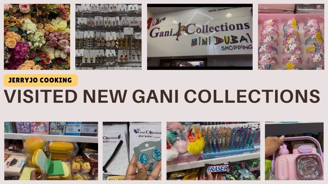 Visited New Gani collections Mini Dubai Shopping @ Mylapore - YouTube