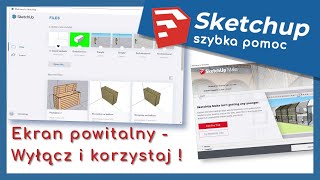 Sketchup - Jak wyłączyć ekran powitalny i nadal korzystać z jego dobrodziejstw screenshot 4