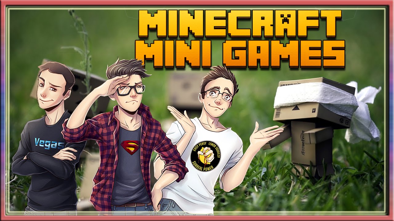 MINECRAFT MINIGAMES : NASCONDINO CON IL TRIO!! w/SurrealPower & Vegas