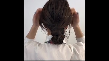 HƯỚNG DẪN BÚI TÓC THẤP HÀN QUỐC ĐƠN GIẢN - [K_Chanel] | Kênh làm đẹp Style Hàn Quốc