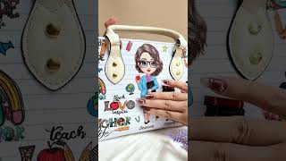 Teacher Life Personalized Leather Bag Macorner Shorts