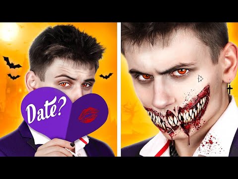 My Boyfriend is a Vampire! Part 2 - Horror Superheroes Relationship Struggles with Spooky Crush