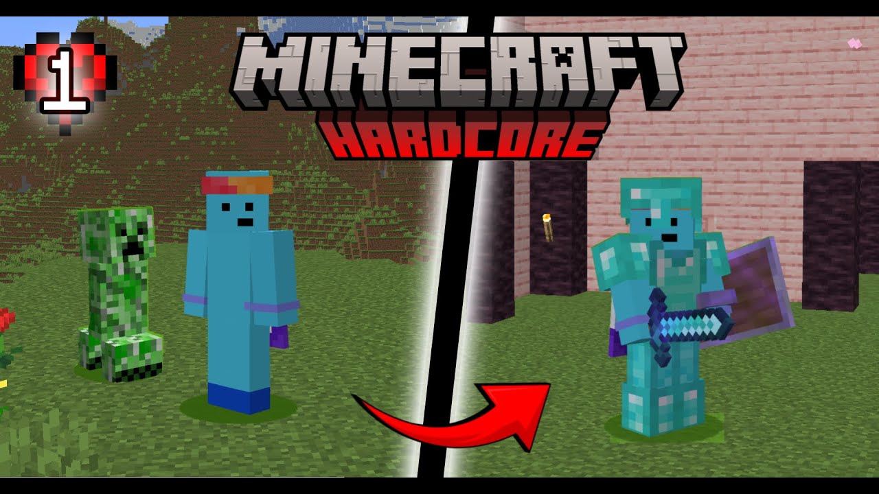 The Perfect Start To Minecraft Hardcore | Episode 1 - YouTube