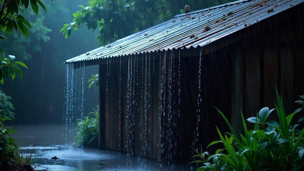 Best Heavy Rain and Thunder Sounds for Relaxation Deep Calm Storm Ambience for Sleep