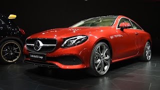 2018 Mercedes-Benz E-Class Coupe First Look: 2017 Detroit Auto Show