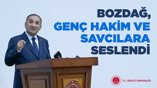Bozdağ Genç Haki̇m Ve Savcilara Seslendi̇
