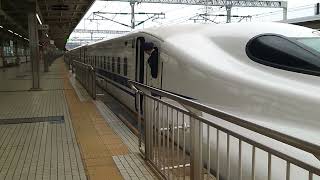 0325_114 小田原駅を出発する東海道新幹線N700系 X72編成(N700a)