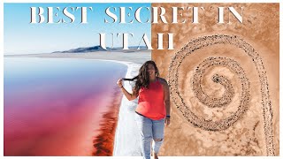 Don&#39;t Miss This SECRET SPOT IN UTAH | The Great Salt Lake is PINK?!?!?! | Spiral Jetty in Utah