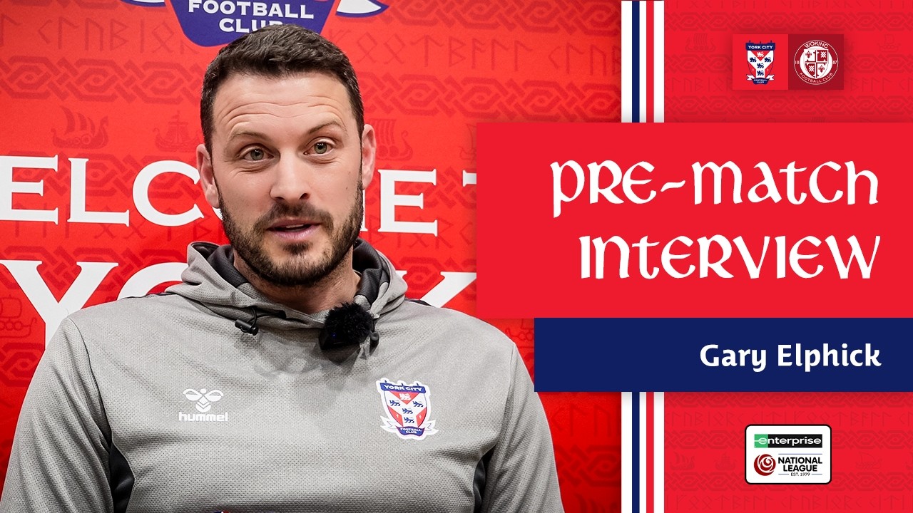 🗣️ Pre-Match Interview | Gary Elphick | Woking (H)