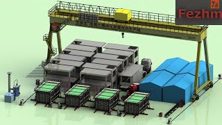 Automatic production line for Prefabricated Prefinished Volumetric Construction & Permanent Modular