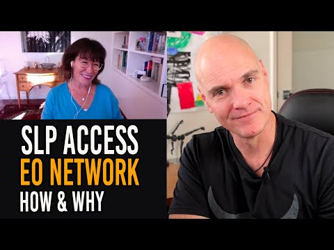 SLP Access To The EO Network - How You Do It and Why It's Important - Bronwyn Taylor SLP Champion.