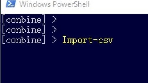 Combine csv files using powershell.