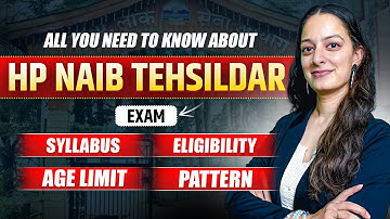 Himachal Pradesh Naib Tehsildar Exam - Eligibility, Age and Exam Pattern #hpnt #hpnt2026