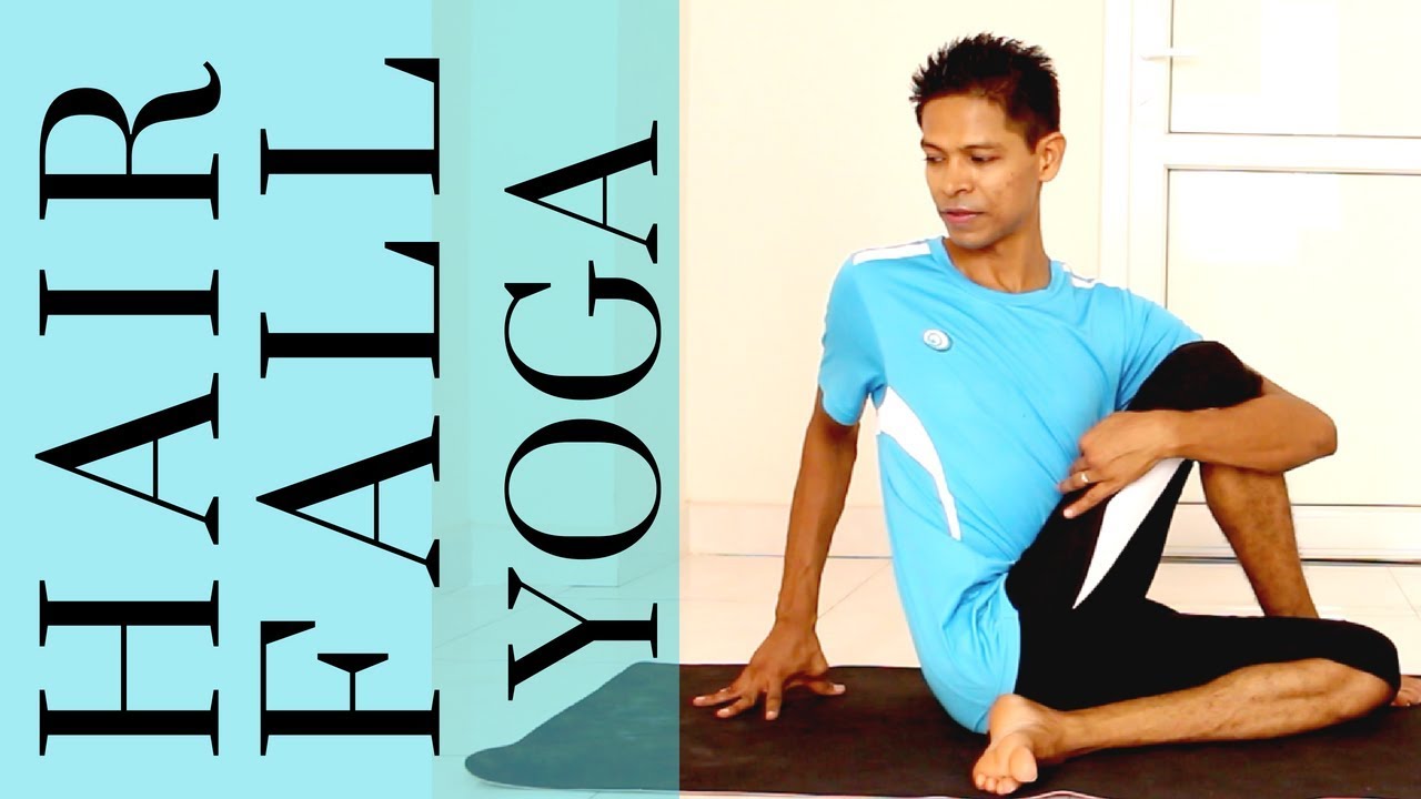 How to Stop Hair Fall Yoga for Hair fall Stop Yoga with Amit YouTube
