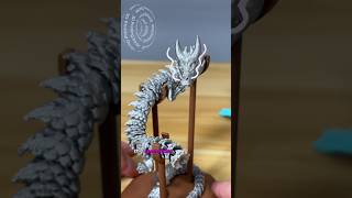 Stainless Steel Articulating 3D Printed Dragon