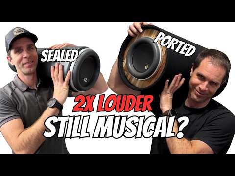 DIY JL 8W7 Bass Tube Performance Test - Ported Vs. Sealed - (Shocking Results!)