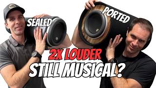DIY JL 8W7 Bass Tube Performance Test - Ported Vs. Sealed - (Shocking Results!)