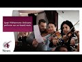 Qatar philharmonic orchestra performs our onboard music composed by dana al fardan  qatar airways