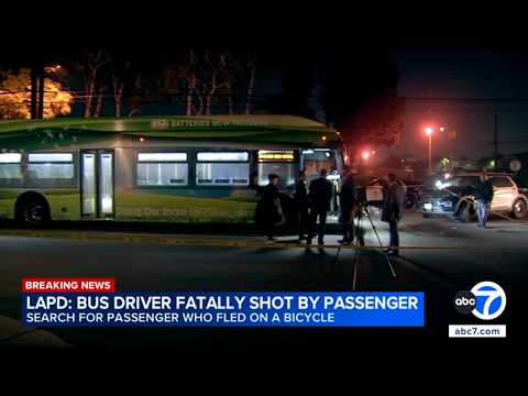 Bus driver shot and killed by passenger in LA neighborhood, police say