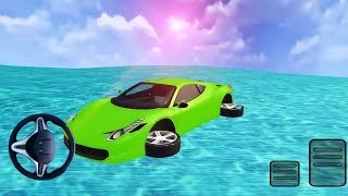 Water Chained Cars Stunt Race : Android GamePlay screenshot 3