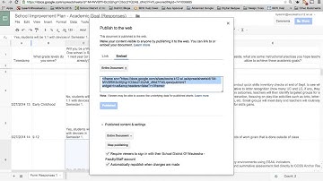Embed a Google Doc in a Google Site