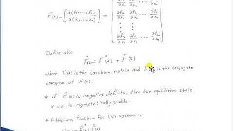 Liapunov Stability Analysis part 4