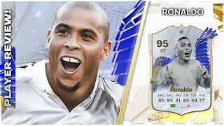 EXTINCT AT 15,000,000 COINS - TOTY ICON 95 RATED RONALDO NAZARIO (R9) REVIEW - EA FC24 ULTIMATE TEAM