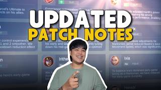 UPDATED PATCH NOTES