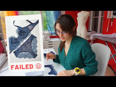 Making LINGERIE for a friend or how i FAILED my project // Sewing vlog