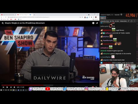 Thumbnail for Hasanabi Reacts -Ben Shapiro Take On The Free Brittney Movement