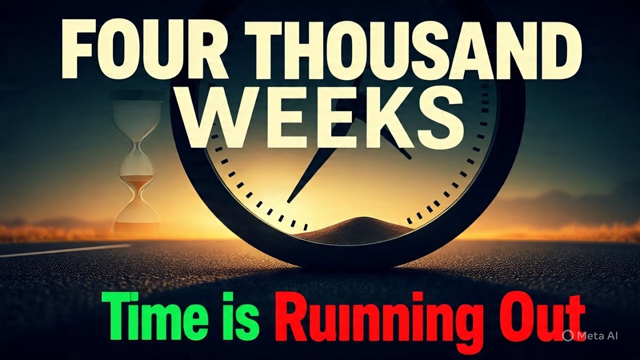 You have about 4000 Weeks to spend | Make Your Days Count | 4000 Weeks | Oliver Burkeman