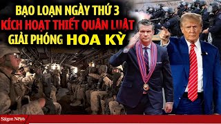 BẠO LOẠN BÙNG PHÁT TT TRUMP KÍCH HOẠT THIẾT QUÂN LUẬT SẴN SÀNG MỘT CUỘC NỘI CHIẾN GIẢI PHÓNG HOA KỲ