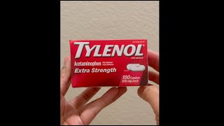 Tylenol Extra Strength Pain Reliever and Fever Reducer Caplets Acetaminophen.
