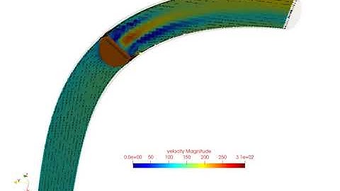 Transient simulation of flow over a throttle body animation - 5