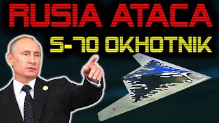 🔴 UCRANIA EN ALERTA MAXIMA 🔴 EL DRON FURTIVO S-70 OKHOTNIK ATACA SUMY