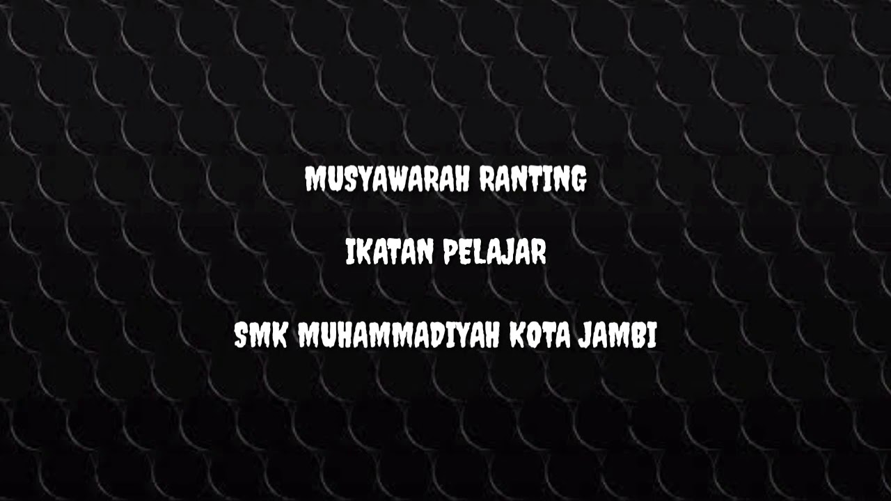 Kegiatan Pemilihan Ketua OSIS Dan Wakil Ketua OSIS ( SMK MUHAMMADIYAH