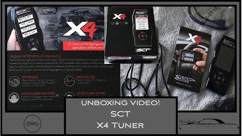 SCT X4 Performance Tuner Unboxing Video