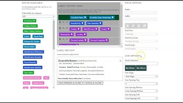 Printing Lichen and Bryophyte Packets from a Symbiota portal