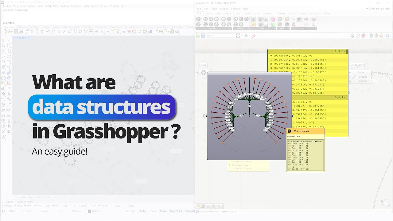 Grasshopper Data Tree Tutorial - YouTube