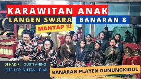 Karawitan Anak Viral di Gunungkidul, LANGEN SWARA Banaran 8 Kalurahan Banaran