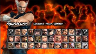 Tekken 5 Dark Resurrection Heihachi Mishima Story Mode Gameplay