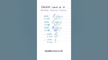 Limits at Infinity!!