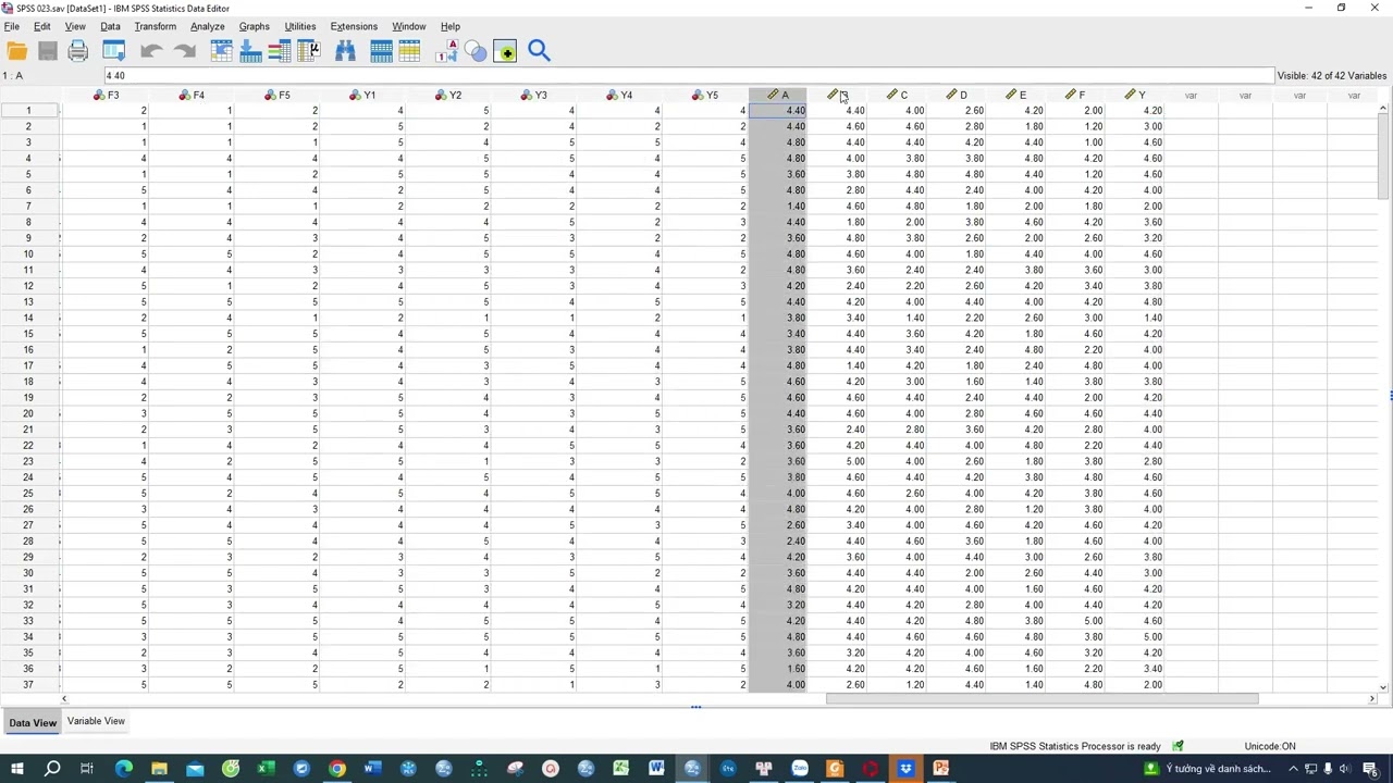 Phân tích hồi quy tuyến tính SPSS kết quả đẹp- tất cả các biến có ý nghĩa thống kê- DATA SPSS023