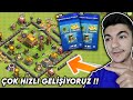 ÖZEL PAKET SAYESİNDE KÖY BİNASI 4 BİTTİ !!- Clash Of Clans