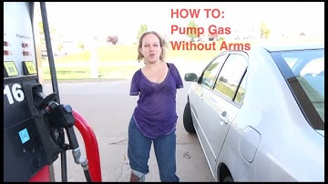 How to pump gas without arms
