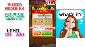 Word Riddles Level 151 - 200 Walkthrough