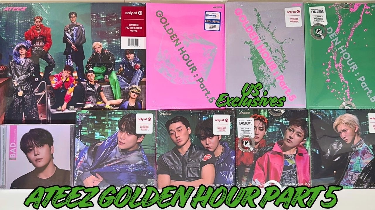 Unboxing: ATEEZ Golden Hour Part 5 [Walmart, Target, and B&N