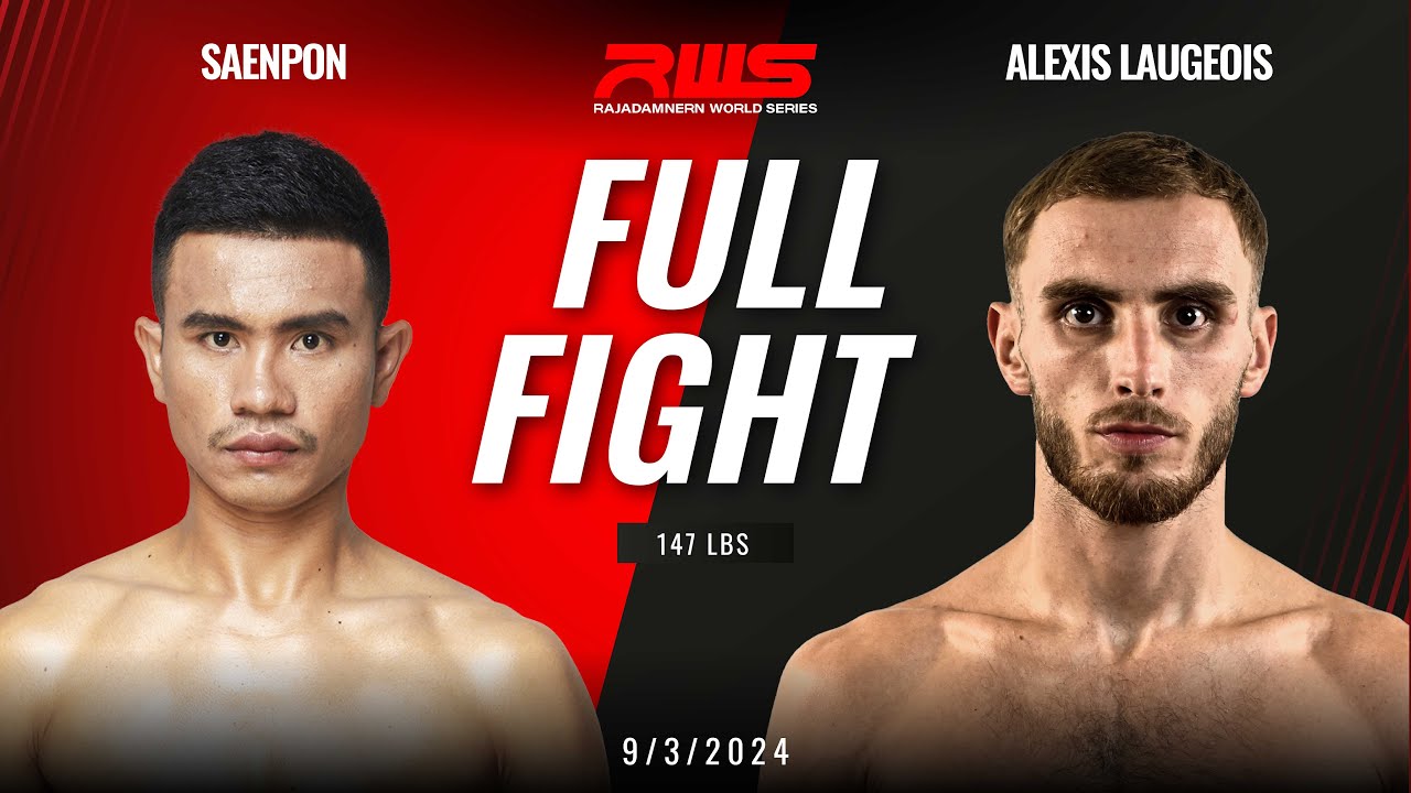 Saenphon Sor Sommai vs Alexis Laugeois