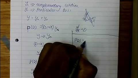 Wits MATH 2011 Calc chp 1 Complementary sol General form