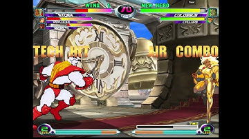 MvC2: DragoLan - Colossus 2x Throw 90% Rushdown Sequence vs Storm .:1.22.24:.